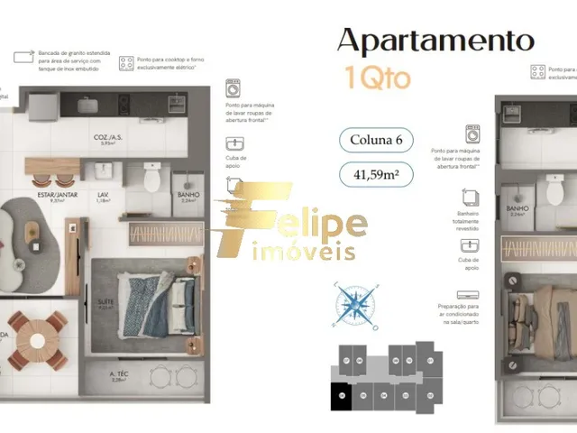 Imagem 12: NOVÍSSIMO EMPREENDIMENTO IMOBILIÁRIO SURGINDO! APARTAMENTO DE 02 QUARTOS, COM LAZER, À