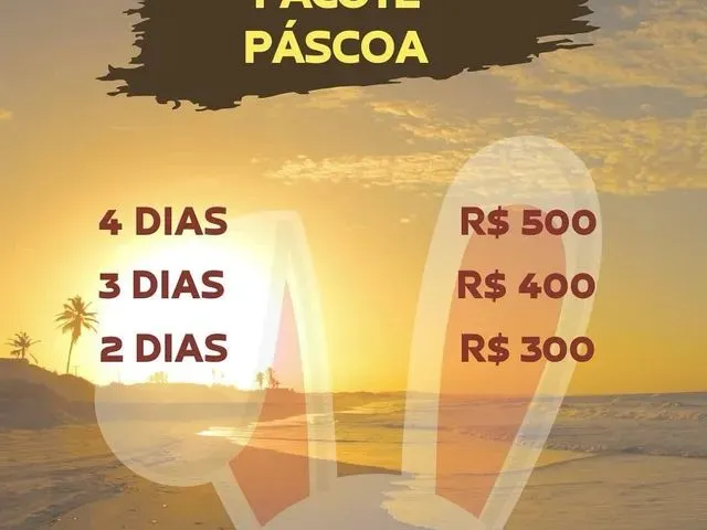 Imagem: Aproveite Preço Páscoa na Praia