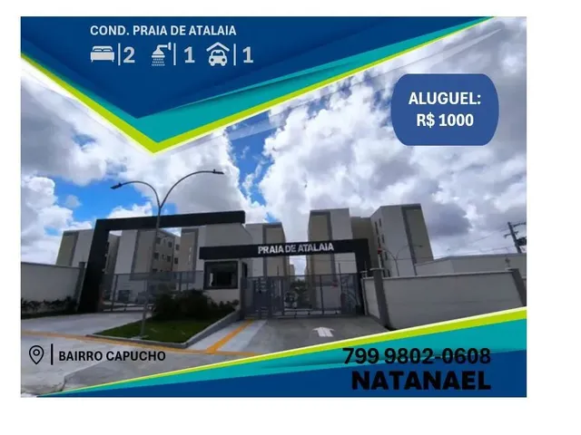 Imagem: Alugo Apartamento 2/4 Cond. Praia de Atalaia