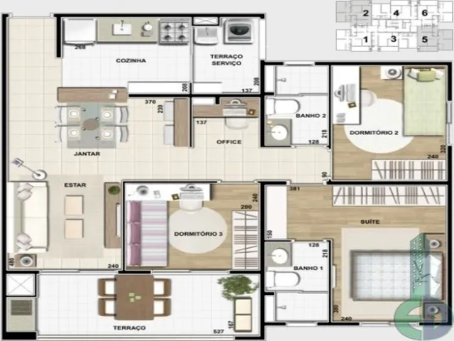 Imagem 11: 0 Apartamento com 3 dormitórios