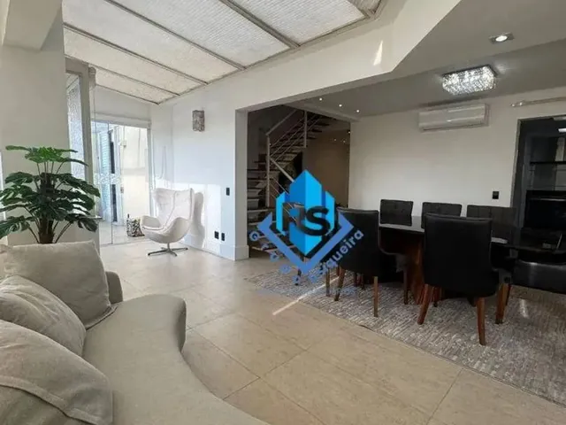 Imagem: O apartamento na cobertura possui 3 Dormitórios, 1 Suíte,
