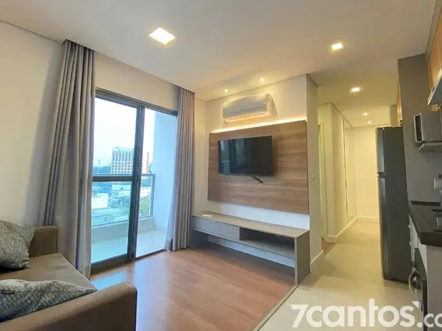 Imagem: O apartamento possui 1 Dormitório, 1 Suíte, 1 Banheiro, 1