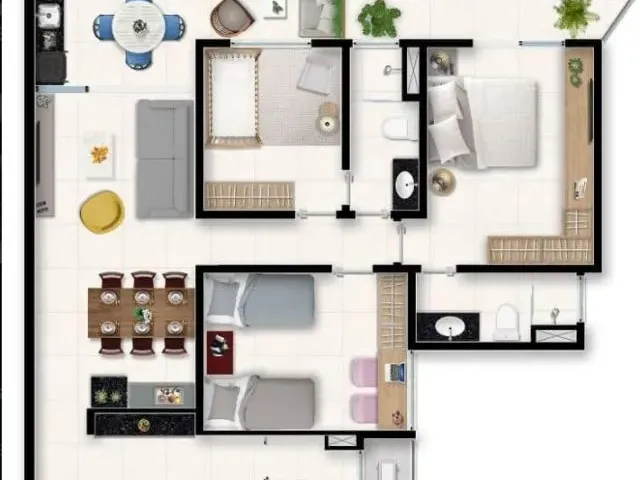 Imagem 2: Apartamento para Alugar - Izzzi Eusébio