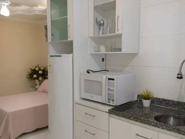 Imagem: A kitnet possui 1 Dormitório, 1 Banheiro, 25m² de Área,