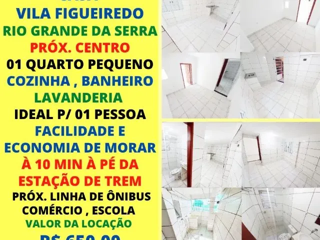 Imagem: Casa Pequena 02 Cômodos e Wc 10 Min Estaçao