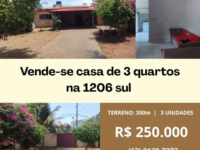 Imagem: Vende-Se Casa de 3/4 na 1206 Sul