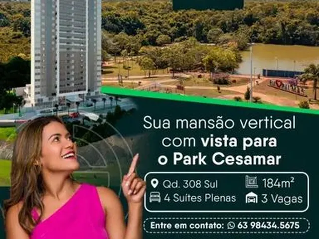 Imagem: Apartamento 308 Sul Kores do Park São 184M2