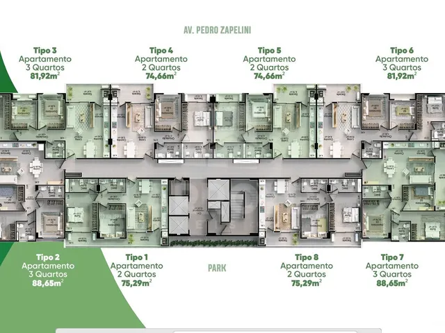 Imagem 3: Apartamento com 3 dormitórios