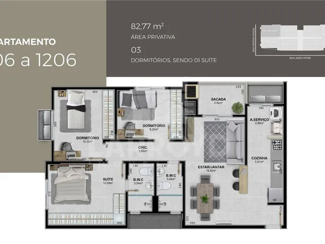 Imagem 2: Apartamento com 4 dormitórios