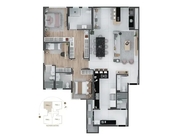 Imagem 4: Cobertura Residencial em Curitiba - Pr, Centro