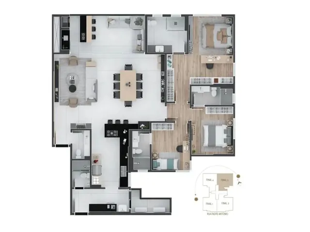 Imagem 12: Cobertura Residencial em Curitiba - Pr, Centro