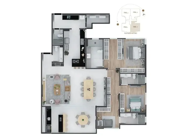 Imagem 15: Cobertura Residencial em Curitiba - Pr, Centro