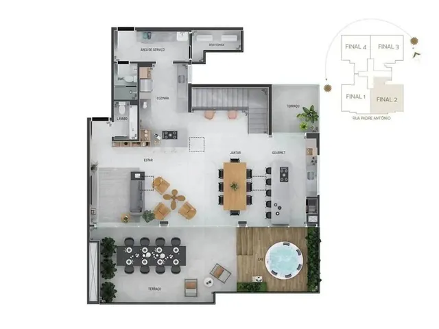 Imagem 13: Cobertura Residencial em Curitiba - Pr, Centro