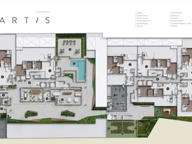 Imagem 5: Artis Curitiba Apartamento com 3 dormitórios