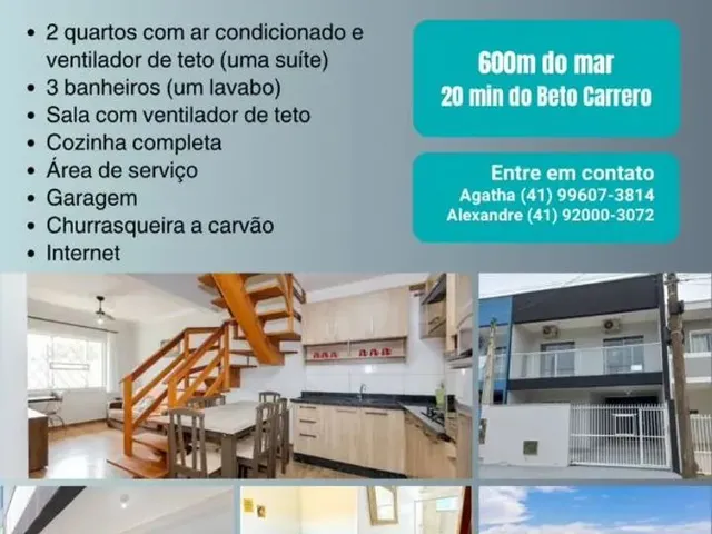 Imagem: Aluga Casa Temporada Praia Balneário Piçarras