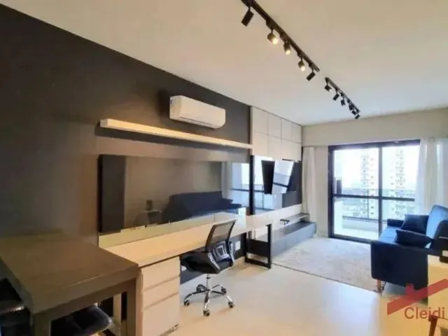 Imagem: O apartamento possui 1 Dormitório, 1 Suíte, 1 Banheiro, 1