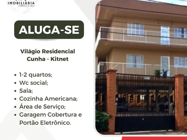Imagem: Kitinetes - Villagio Residencial Cunha