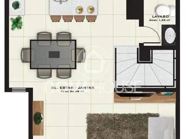 Imagem 5: Sobrado com 3 Dormitórios , 98 M² - Cidade Alta - Cuiabá/Mt
