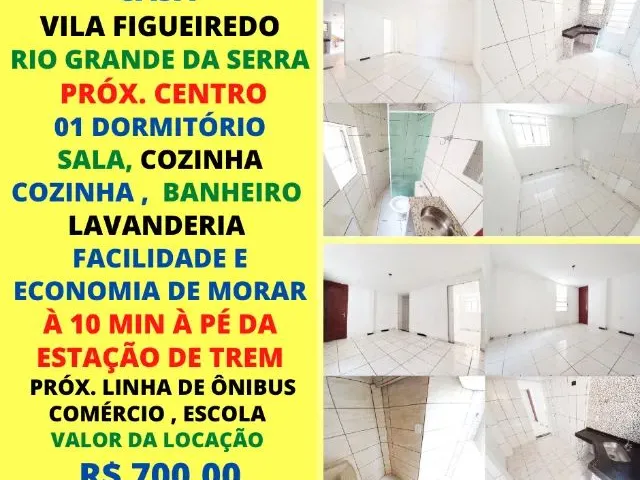 Imagem: Casa 03 Cômodos e Wc 10 Min Pé da Estação