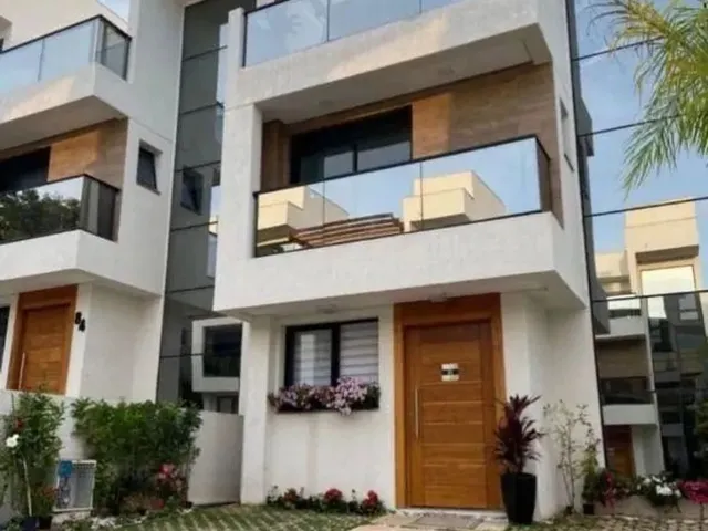Imagem: A casa em condomínio possui 4 Dormitórios, 2 Suítes, 4