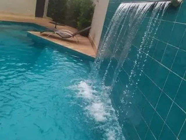 Imagem: Linda Área de Lazer Que Encanta no Jardim