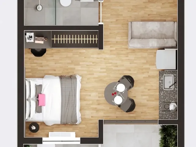 Imagem 7: Studio Mobiliado À Venda no Condomínio Be Garden - Maringá/Pr