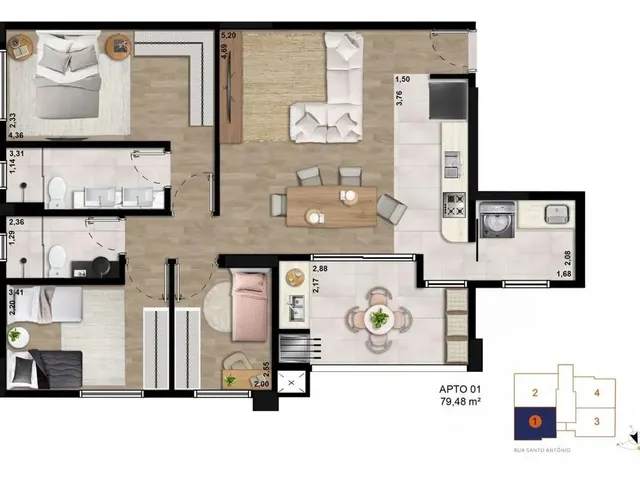 Imagem 11: Venda Apartamento com 3 dormitórios
