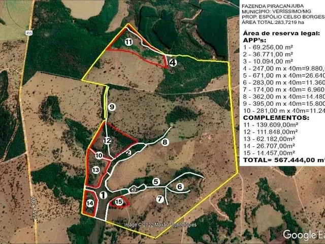Imagem 6: Fazenda no Município de Veríssimo Mg
