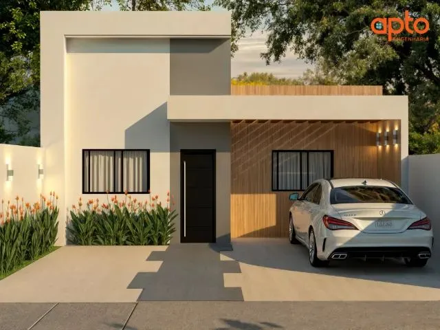 Imagem: Casa Térrea Moderna com Acabamento Premium