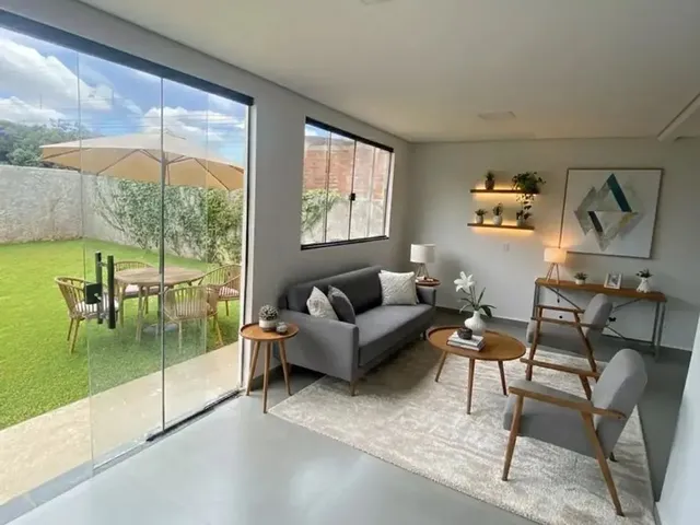 Imagem 10: Casa Moderna com Piscina e Jardim