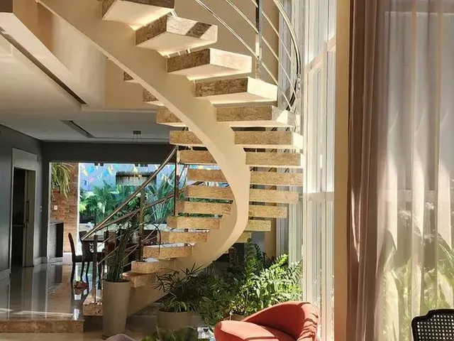 Imagem 3: Residencial Adrianópolis, Duplex Alto Padrão. 4 Suítes, Escritório, Piscina, Mezanino