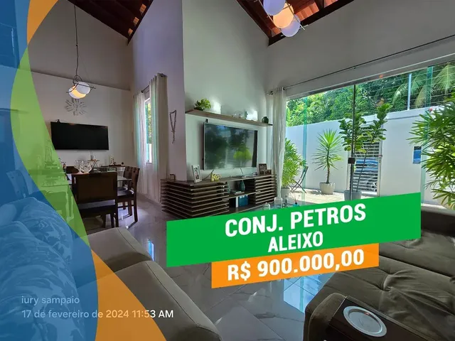 Imagem: Casa Conj. Petros 3 Suítes C/Piscina e