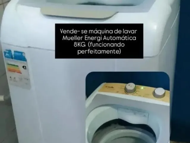Imagem 4: Máquina de Lavar Mueller 8Kg