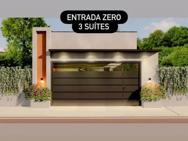Imagem: A casa possui 3 Dormitórios, 3 Suítes, 4 Banheiros, 2