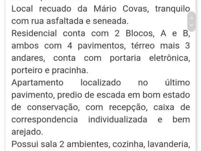 Imagem: Aluguel Apartamento Mobiliado Localizado