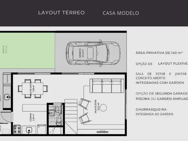 Imagem 4: Casas de 2 Andares com 3 Suítes