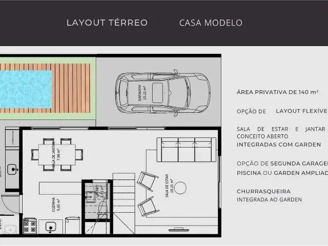 Imagem 3: Casas de 2 Andares com 3 Suítes