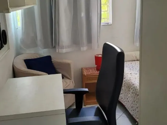 Imagem 4: Quarto Individual Mobiliado com Cama e Escrivaninha para Mulheres
