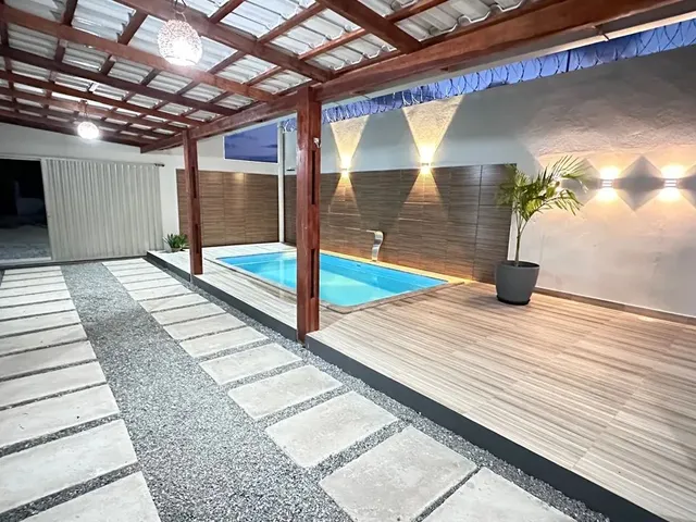 Imagem: Uma Linda Casa com Piscina e Ar Condicionado