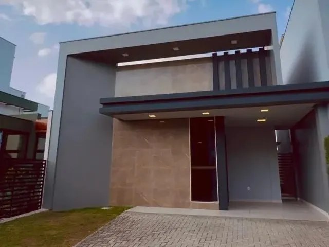 Imagem: A casa em condomínio possui 3 Dormitórios, 1 Suíte, 2