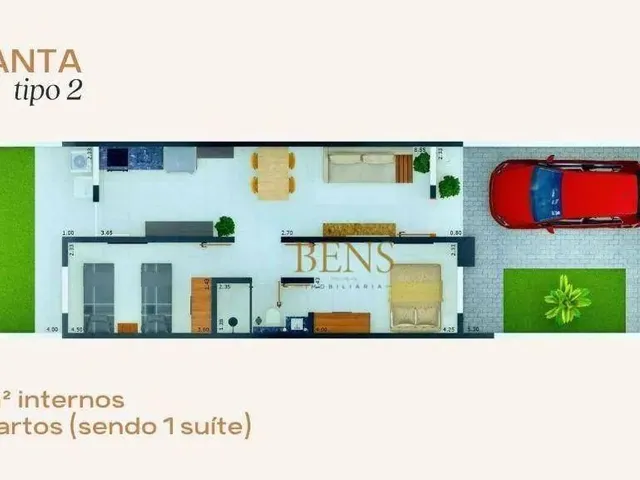 Imagem: Casa com 2 Dormitórios À Venda por R$