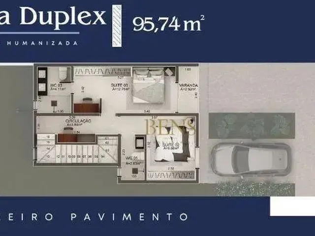 Imagem 8: Duplex com 3 Dormitórios À Venda - Village Sudoeste - Campina Grande/Pb