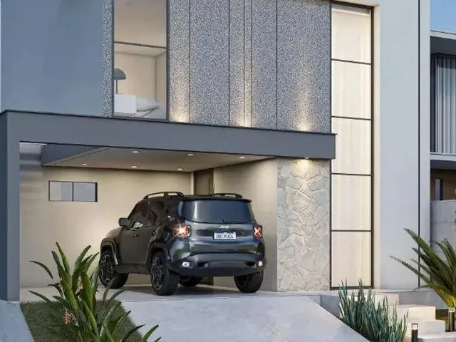 Imagem: A casa em condomínio possui 3 Dormitórios, 3 Banheiros,