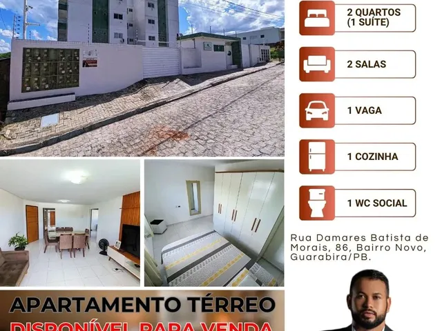 Imagem: O apartamento possui 2 Dormitórios, 2 Banheiros, 1 Vaga na