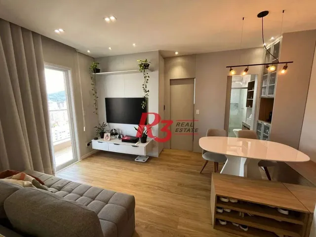 Imagem 2: Studio com 1 Dormitório À Venda, 44 M² por R$ 640.000,00 - Campo Grande - Santos/Sp