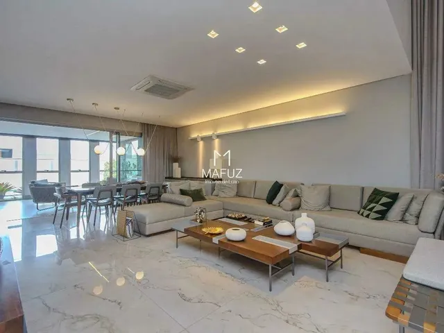 Imagem 9: Casa Mobiliada com 4 Suites - Varanda com Vista para Lagoa