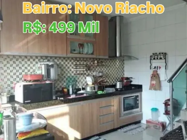 Imagem: Casa Geminada Novo Riacho 3 Quartos