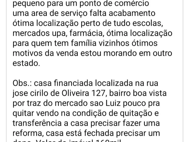 Imagem: Casa no Bairro Boa Vista