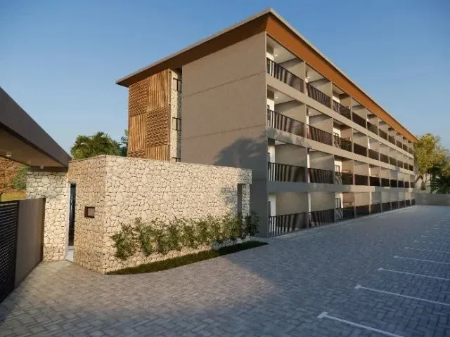 Imagem: O apartamento possui 2 Dormitórios, 1 Banheiro, 1 Vaga na
