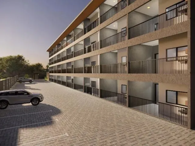 Imagem: O apartamento possui 2 Dormitórios, 1 Banheiro, 1 Vaga na